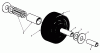 Mähdecks 30144 - Toro 44" Side Discharge Mower (SN: 200001 - 299999) (1992) Ersatzteile CASTOR WHEEL ASSEMBLY NO. 27-1050 (OPTIONAL)
