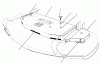 Mähdecks 30145 - Toro 44" Side Discharge Mower (SN: 69000001 - 69999999) (1996) Ersatzteile CUTTING UNIT DECK COVERS