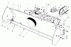 Rasen- und Garten Traktoren 30718 - Toro ProLine 118 (SN: 0000001 - 0999999) (1990) Ersatzteile 44" SNOW THROWER MODEL NO. 30761 (OPTIONAL) #1