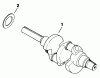 Rasen- und Garten Traktoren 30718 - Toro ProLine 118 (SN: 0000001 - 0999999) (1990) Ersatzteile CRANKSHAFT ENGINE KOHLER MODEL NO. M18QS-24615