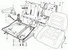Rasen- und Garten Traktoren 30718 - Toro ProLine 118 (SN: 1000001 - 1999999) (1991) Ersatzteile DELUXE SUSPENSION SEAT MODEL NO. 30756 (OPTIONAL)
