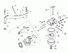 Rasen- und Garten Traktoren 30718 - Toro ProLine 118 (SN: 2000001 - 2999999) (1992) Ersatzteile CARBURETOR-ENGINE KOHLER MODEL NO. M18QS-24657