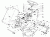 Rasen- und Garten Traktoren 30718 - Toro ProLine 118 (SN: 2000001 - 2999999) (1992) Ersatzteile FRAME & STEERING ASSEMBLY