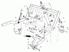Rasen- und Garten Traktoren 30718 - Toro ProLine 118 (SN: 2000001 - 2999999) (1992) Ersatzteile PARKING BRAKE & LIFT FRAME ASSEMBLY