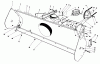 Rasen- und Garten Traktoren 30754 - Toro Groundsmaster 117 Tractor (SN: 9000001 - 9999999) (1989) Ersatzteile 44" SNOWTHROWER MODEL NO. 30761 (OPTIONAL)