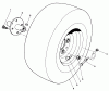 Rasen- und Garten Traktoren 30754 - Toro Groundsmaster 117 Tractor (SN: 5000001 - 5999999) (1985) Ersatzteile FRONT WHEEL ASSEMBLY