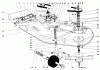Rasen- und Garten Traktoren 30760 - Toro Groundsmaster 52 Tractor (SN: 90000001 - 99999999) (1979) Ersatzteile CUTTING UNIT ASSEMBLY