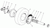 Mähdecks 30564 - Toro 62" Side Discharge Mower (SN: 800001 - 899999) (1988) Ersatzteile PNEUMATIC CASTER WHEEL ASSEMBLY (OPTIONAL)