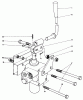 Mähdecks 30564 - Toro 62" Side Discharge Mower (SN: 800001 - 899999) (1988) Ersatzteile VALVE AND LEVER ASSEMBLY