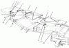 Mähdecks 30662 - Toro 62" Side Discharge Mower (SN: 790001 - 799999) (1997) Ersatzteile DEFLECTOR, COVER AND GAUGE WHEEL