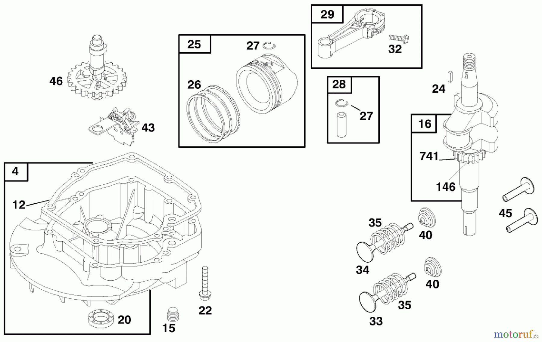  Laubbläser / Laubsauger 53080 - Toro Lawn Vacuum, 9 cu. ft. (SN: 890001 - 899999) (1998) ENGINE BRIGGS & STRATTON MODEL 12F702-1741-A1 #2