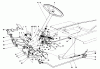 Mähdecks 30721 - Toro 72" Side Discharge Mower (SN: 80001 - 89999) (1978) Ersatzteile BRAKE AND STEERING GEAR ASSEMBLY
