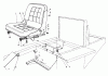 Mähdecks 30721 - Toro 72" Side Discharge Mower (SN: 900001 - 999999) (1979) Ersatzteile STANDARD SEAT KIT MODEL NO. 30785 #1