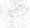 Mähdecks 30753 - Toro 52" Side Discharge Mower, GM 120 (SN: 200000001 - 200999999) (2000) Ersatzteile DECK AND SPINDLE ASSEMBLY
