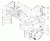 Mähdecks 78410 - Toro 38" Recycler Mower (SN: 39000001 - 39999999) (1993) Ersatzteile SUSPENSION ASSEMBLY