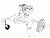 Laubbläser / Laubsauger 62912 - Toro 5 hp Lawn Vacuum (SN: 4000001 - 4999999) (1984) Ersatzteile ENGINE AND BASE ASSEMBLY (MODEL 62912)
