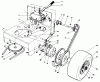 Rasenmäher Antrieb 30102 - Toro Mid-Size ProLine Gear Traction Unit, 12 hp (SN: 8000001 - 8999999) (1988) Ersatzteile AXLE ASSEMBLY