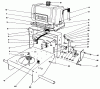 Rasenmäher Antrieb 30103 - Toro Mid-Size ProLine Gear Traction Unit, 12 hp (SN: 9000001 - 9999999) (1989) Ersatzteile FRAME ASSEMBLY