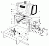 Rasenmäher Antrieb 30111 - Toro Mid-Size ProLine Gear Traction Unit, 11 hp (SN: 6000001 - 6999999) (1986) Ersatzteile FRAME ASSEMBLY