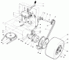 Rasenmäher Antrieb 30111 - Toro Mid-Size ProLine Gear Traction Unit, 11 hp (SN: 7000001 - 7999999) (1987) Ersatzteile AXLE ASSEMBLY