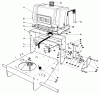 Rasenmäher Antrieb 30111 - Toro Mid-Size ProLine Gear Traction Unit, 11 hp (SN: 7000001 - 7999999) (1987) Ersatzteile FRAME ASSEMBLY