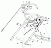 Rasenmäher Antrieb 30112 - Toro Mid-Size ProLine Gear Traction Unit, 12.5 hp (SN: 9000001 - 9999999) (1989) Ersatzteile HANDLE ASSEMBLY