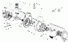 Rasenmäher Antrieb 30113 - Toro Mid-Size ProLine Gear Traction Unit, 8 hp (SN: 8000001 - 8999999) (1988) Ersatzteile CRANKCASE & FLYWHEEL ASSEMBLY