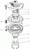 Rasenmäher Antrieb 30114 - Toro Mid-Size ProLine Gear Traction Unit, 14 hp (SN: 1000001 - 1999999) (1991) Ersatzteile CLUTCH ASSEMBLY NO. 54-3200