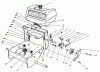 Rasenmäher Antrieb 30156 - Toro Mid-Size ProLine Traction Unit, Gear Drive, 12.5 hp (SN: 390001 - 399999) (1993) Ersatzteile FRAME ASSEMBLY