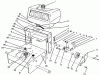 Rasenmäher Antrieb 30156 - Toro Mid-Size ProLine Traction Unit, Gear Drive, 12.5 hp (SN: 490001 - 499999) (1994) Ersatzteile FRAME ASSEMBLY