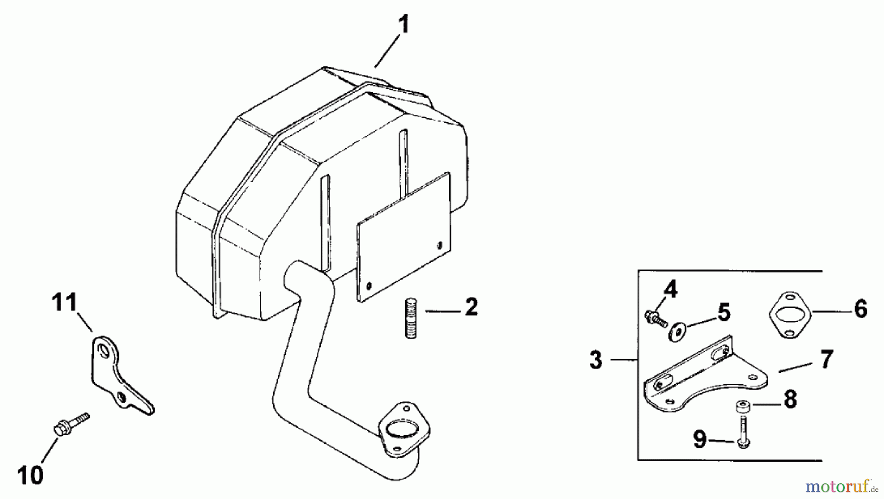  Rasenmäher Antrieb 30159 - Toro Mid-Size ProLine Traction Unit, Gear Drive, 13 hp (SN: 200000001 - 200999999) (2000) EXHAUST