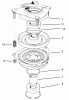Rasenmäher Antrieb 30159 - Toro Mid-Size ProLine Traction Unit, Gear Drive, 13 hp (SN: 991180 - 999999) (1999) Ersatzteile CLUTCH ASSEMBLY NO. 54-3200