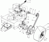 Rasenmäher Antrieb 30165 - Toro Mid-Size ProLine Traction Unit, Gear Drive, 12.5 hp (SN: 1000001 - 1999999) (1991) Ersatzteile AXLE ASSEMBLY