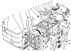 Rasenmäher Antrieb 30165 - Toro Mid-Size ProLine Traction Unit, Gear Drive, 12.5 hp (SN: 4900001 - 4999999) (1994) Ersatzteile ENGINE ASSEMBLY