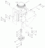 Rasenmäher Antrieb 30167 - Toro Mid-Size ProLine Traction Unit, Gear Drive, 12.5 hp (SN: 200000001 - 200999999) (2000) Ersatzteile ENGINE ASSEMBLY