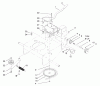 Rasenmäher Antrieb 30167 - Toro Mid-Size ProLine Traction Unit, Gear Drive, 12.5 hp (SN: 790001 - 799999) (1997) Ersatzteile TRANSMISSION AND IDLER PULLEY ASM