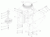 Rasenmäher Antrieb 30167 - Toro Mid-Size ProLine Traction Unit, Gear Drive, 12.5 hp (SN: 890001 - 899999) (1998) Ersatzteile ENGINE ASM