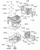 Rasenmäher Antrieb 30169 - Toro Mid-Size ProLine Traction Unit, Gear Drive, 17 HP (SN: 240000001 - 240999999) (2004) Ersatzteile CYLINDER/CRANKCASE ASSEMBLY KAWASAKI FH500V-AS25