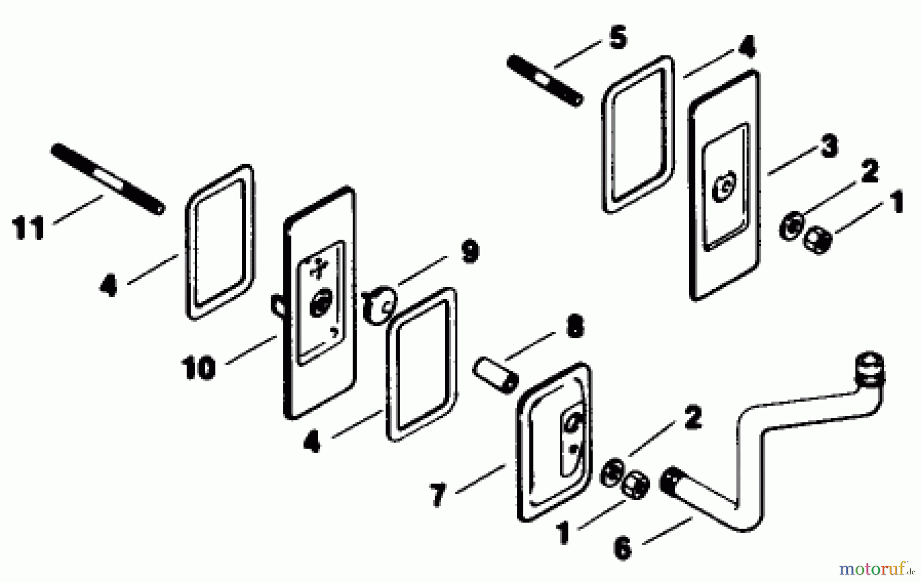  Rasenmäher Antrieb 30180 - Toro Mid-Size ProLine Traction Unit, Gear Drive, 16 hp (SN: 100001 - 199999) (1991) BREATHER & VENT-ENGINE KOHLER MODEL NO. MV16S-TYPE 56511