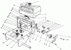 Rasenmäher Antrieb 30180 - Toro Mid-Size ProLine Traction Unit, Gear Drive, 16 hp (SN: 100001 - 199999) (1991) Ersatzteile FRAME ASSEMBLY