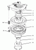 Rasenmäher Antrieb 30181 - Toro Mid-Size ProLine Traction Unit, Gear Drive, 16 hp (SN: 59000001 - 59999999) (1995) Ersatzteile CLUTCH ASSEMBLY NO. 54-3200