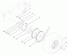 Rasenmäher Antrieb 30182 - Toro Mid-Size ProLine Traction Unit, Gear Drive, 16 hp (SN: 890001 - 899999) (1998) Ersatzteile BRAKE, WHEEL PULLEY & WHEEL ASSEMBLY