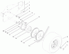 Rasenmäher Antrieb 30183 - Toro Mid-Size ProLine Traction Unit, Gear Drive, 18 hp (SN: 890001 - 899999) (1998) Ersatzteile BRAKE, WHEEL PULLEY & WHEEL ASSEMBLY