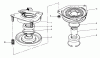 Rasen- und Garten Traktoren 30610 - Toro ProLine 120 Tractor (SN: 390001 - 399999) (1993) Ersatzteile CLUTCH ASSEMBLY NO. 54-0220
