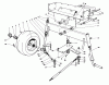 Rasen- und Garten Traktoren 30610 - Toro ProLine 120 Tractor (SN: 390001 - 399999) (1993) Ersatzteile REAR AXLE ASSEMBLY