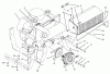 Rasen- und Garten Traktoren 30611 - Toro Groundsmaster 120 Tractor (SN: 690001 - 699999) (1996) Ersatzteile ENGINE ASSEMBLY