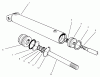 Rasen- und Garten Traktoren 30611 - Toro Groundsmaster 120 Tractor (SN: 890001 - 899999) (1998) Ersatzteile HYDRAULIC LIFT CYLINDER NO. 54-0150
