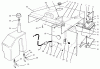 Rasen- und Garten Traktoren 30612 - Toro Groundsmaster 120 Tractor (SN: 210000001 - 210999999) (2001) Ersatzteile HOOD, FUEL TANK & HYDRAULIC RESERVOIR ASSEMBLY