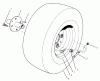 Rasen- und Garten Traktoren 30612 - Toro Groundsmaster 120 Tractor (SN: 220000001 - 220999999) (2002) Ersatzteile FRONT WHEEL ASSEMBLY