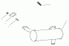 Rasen- und Garten Traktoren 30612 - Toro Groundsmaster 120 Tractor (SN: 890001 - 899999) (1998) Ersatzteile EXHAUST